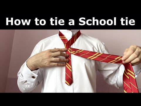 How to tie a tie for School (Easy)