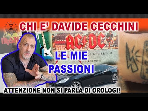 Chi è Davide Cecchini: le mie passioni e il mio passato