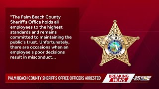 Two PBSO deputies, one Sgt. arrested on charges including battery, fraud and kidnapping