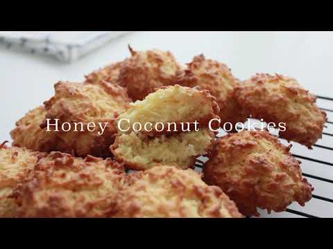 바삭촉촉한 초간단 허니 코코넛 쿠키 만들기 Honey Coconut Cookies l minicook미니쿡