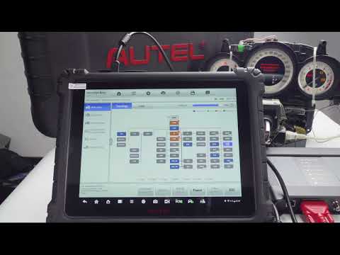 Autel Maxisys Ultra Auto Scan Mercedes Benz W204 on Bench