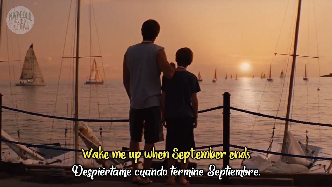 Green Day - Wake me up when September ends(Sub Español + Lyrics)