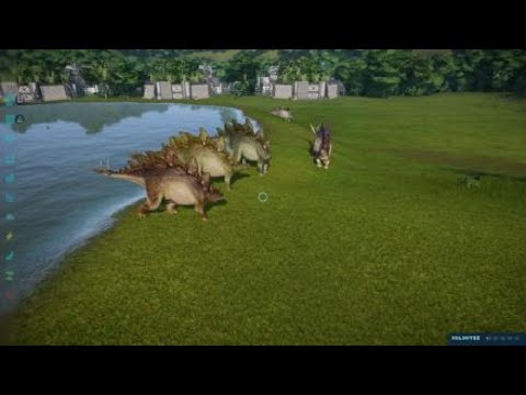 Jurassic World Evolution : Jurassic park stegosaurus skins