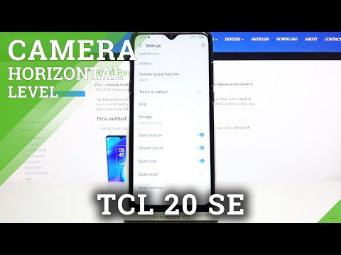 How to Use Camera Leveler on TCL 20 SE – Activate/Deactivate Camera Leveler