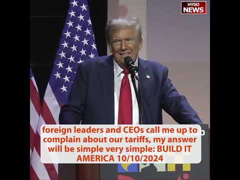 Trump announcing interest on car loans fully deductible, mocks Kamala teleprompter