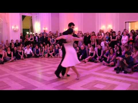 Dana Frigoli  and  Adrian Ferreyra  are  dancing  to  the  tango  "  Recien  "  by  Pedro Laurenz  at  TangoAmadeus  in  2015