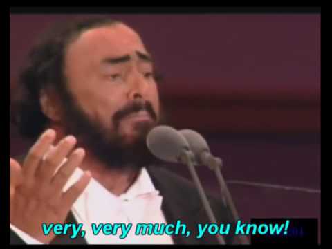 Luciano Pavarotti   Caruso english subtitles