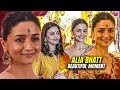 Alia Bhatt Beautiful Moment At North Bombay Sarbojanin Durga Puja 2024