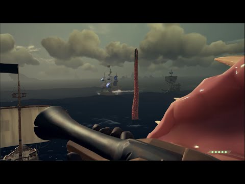 escaping a kraken, a ghost ship, and a galleon full of sweats in a rowboat full of treasure