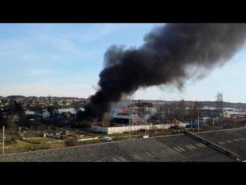 incendie Salaise sur sanne