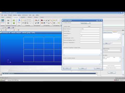 NAS101 Linear Static Analysis - Workshop 5