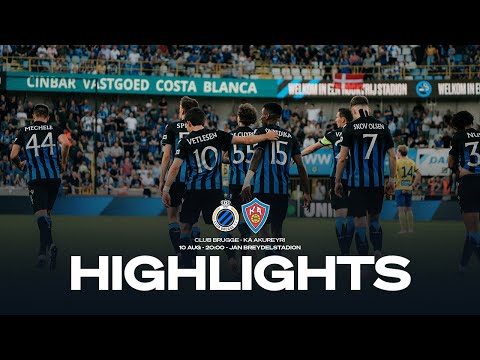Club Brugge Koninklijke Vereniging KV 5-1 KA Knattspyrnufélag Akureyrar Akureyri