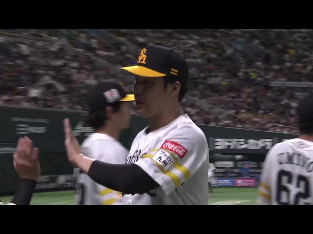 【8回表】3者連続三振!! ホークス・藤井皓哉 ピンチを招くも無失点に抑える!! 2025年7月2日 福岡ソフトバンクホークス 対 北海道日本ハムファイターズ