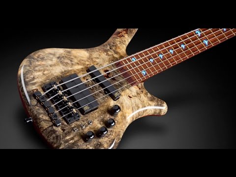Warwick Custom Shop Masterbuilt - Thumb Bass NT 1" Buckeye Burl Top
