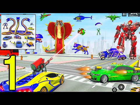 Snake Car Robot Transformation - Gameplay Walkthrough Part 1 (iOS, Android)