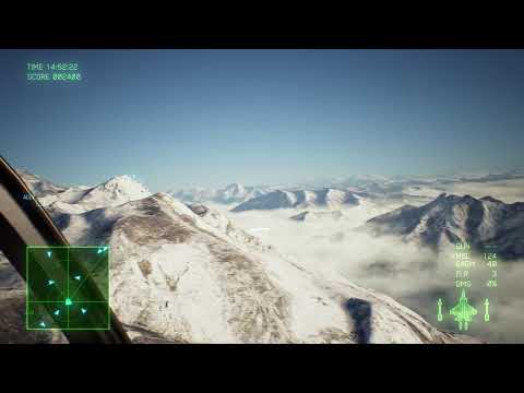 Destroying the Enemy Planes @Waiapolo Mountains; ACE COMBAT™ 7: SKIES UNKNOWN