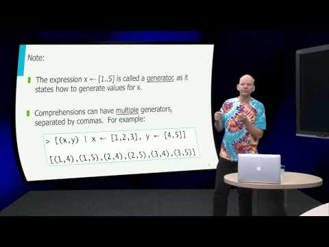 FP101x - Programming in Haskell Chapter 4 - List Comprehensions Part 1
