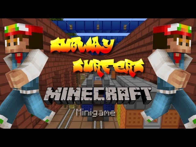 Minecraft Subway Surfers Minigame [Updated Again!] Minecraft Map