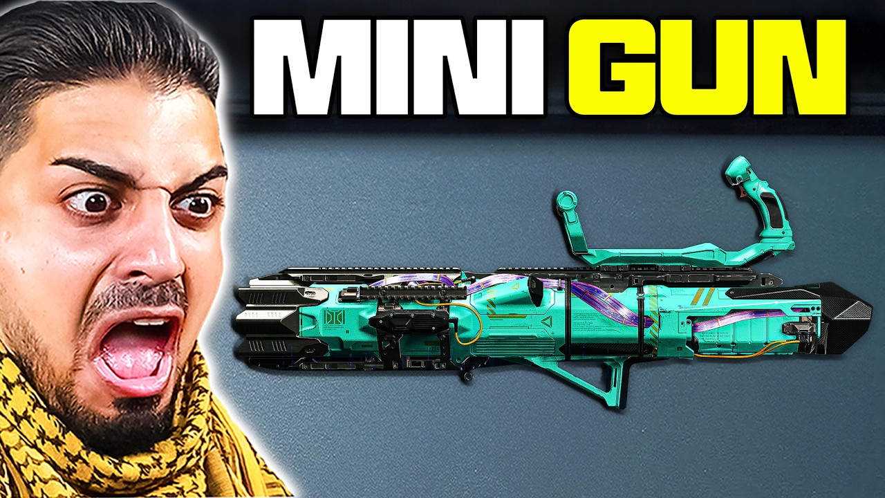 THEY ADDED AN ELECTRIC MINI GUN IN WARZONE ....