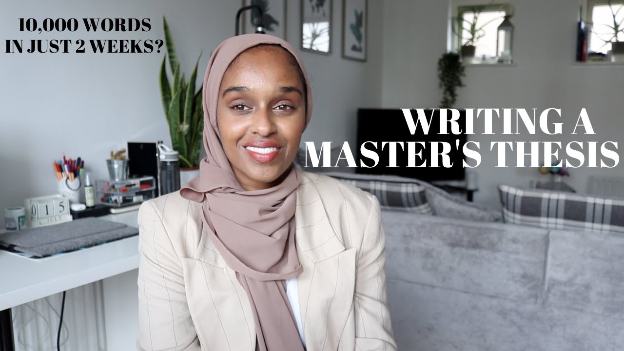 Writing A 10,000 Word Master's Dissertation In 2 Weeks