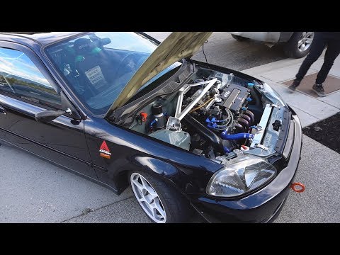 THE ULTIMATE B18C1 Swapped EK Civic In The Streets