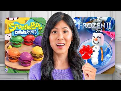 I Made VIRAL Cartoon Foods in Real Life! 💛❄️🐰 (SpongeBob, Zootopia, Frozen, Grinch)