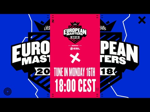 [🔴] European Masters Spring Split Group Stage 2018 - Day 2