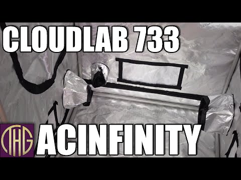 AC Infinity Cloud Lab 733 Unboxing & Setup, The Nicest 3'x3' Grow Tent?