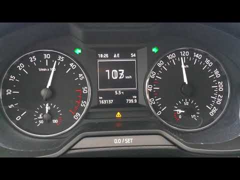2014 Skoda Octavia 2.0TDI 150hp DSG Acceleration