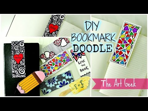 DIY- 7 DOODLE BOOKMARKS ► part-1 Video