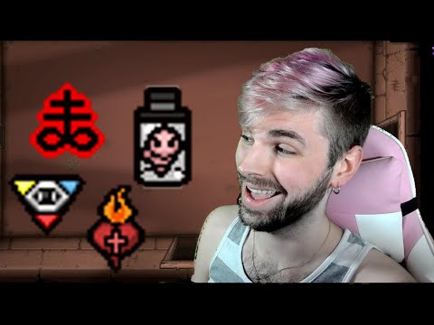 The Binding of Isaac But Every Item Is Quality 4 (Inspired by Hotic)