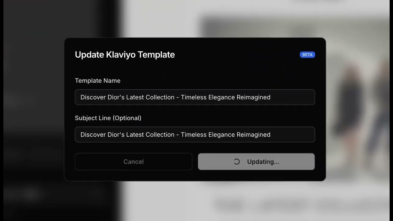 Create Emails using AI and export to Klaviyo