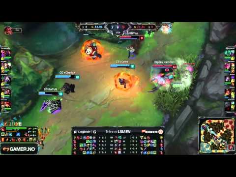 Telenorligaen våren 2015: League of Legends runde 3, Celestial Gaming vs. Team NoName - Kamp 1