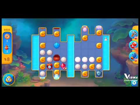 Fishdom. 9459 level no boosters and diamonds. 16 moves