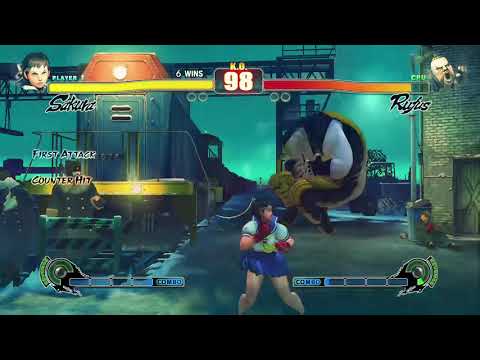 Street Fighter 4: Sakura Vs Rufus (English)
