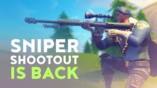 SNIPER SHOOT OUT IS BACK AGAIN! - QUICKSCOPE META 100% WIN-RATES  (Fortnite Battle Royale)