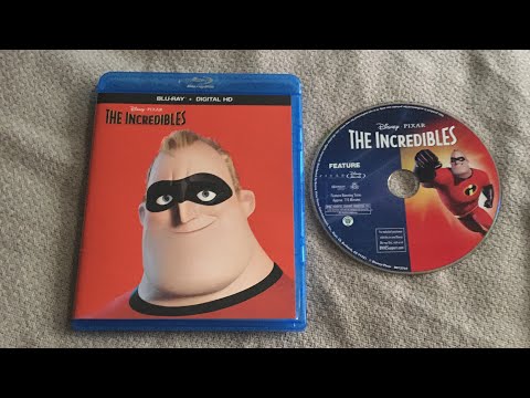 Opening to The Incredibles 2011 Blu Ray (2016 Reprint) Disc 1