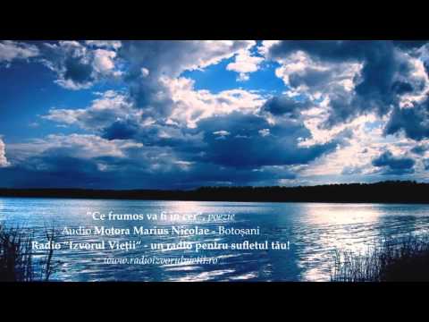 ”Ce frumos va fi în cer” - poezie