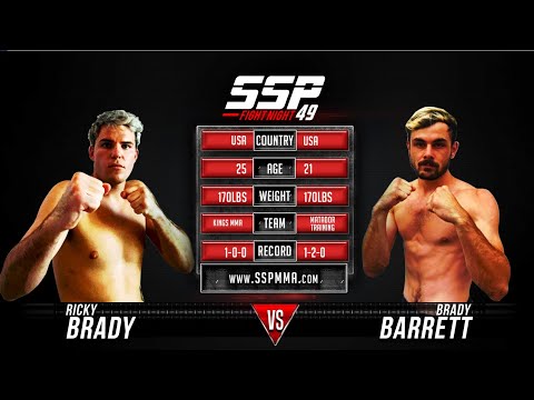 Ricky Brady vs Brady Barrett - SSP 49