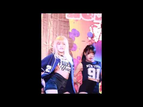 170128 ENTRY cover EXID (Nino as Hyelin) - Hot Pink (핫핑크) + 위아래 (Up&Down) @ The Outdoor Plaza