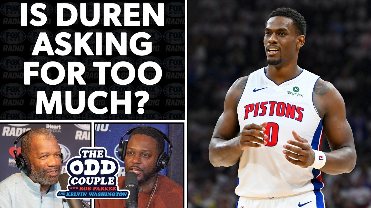 Jalen Duren vs. Pistons: Who Should Blink First on Contract? | THE ODD COUPLE