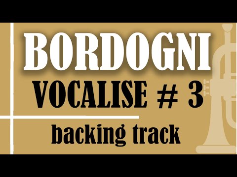 Bordogni - Vocalise #3 (Backing Track)