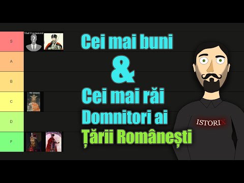 Clasamentul Domnitorilor Țării Românești (TIER LIST)