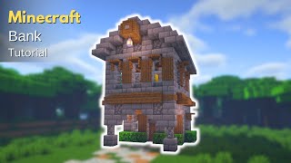 Minecraft: How to Build a Medieval Bank | Bank (Tutorial)