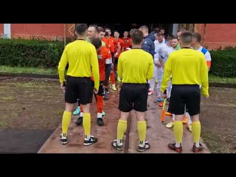 Izlazak fudbalera na teren Radnički - Brzi Brod, Pirot 17.04.2022.