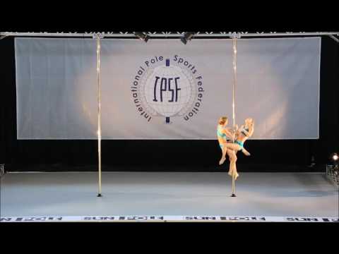 MANON KOHLER & GAËLLE GANDER - DOUBLES - PRELIM - WORLD POLE SPORTS CHAMPIONSHIPS 2016