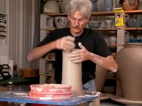 HOW TO THROW LARGE POTS Pottery Videos from Jepsonpotteryvideos.com