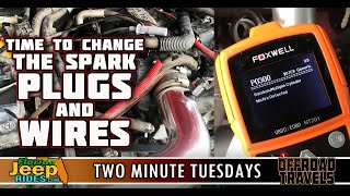 Changing sparkplug wires on a 3.8L Wrangler?   Here is a quick tip