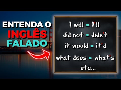 APRENDA A PRONUNCIAR 89 CONTRAÇÕES DO INGLÊS | Isso Vai Melhorar Sua Compreensão da Língua Falada!