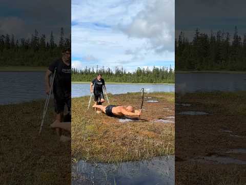 BROKEN LEG MAN & VIKING VS SWAMP 💪 With @kenstornes